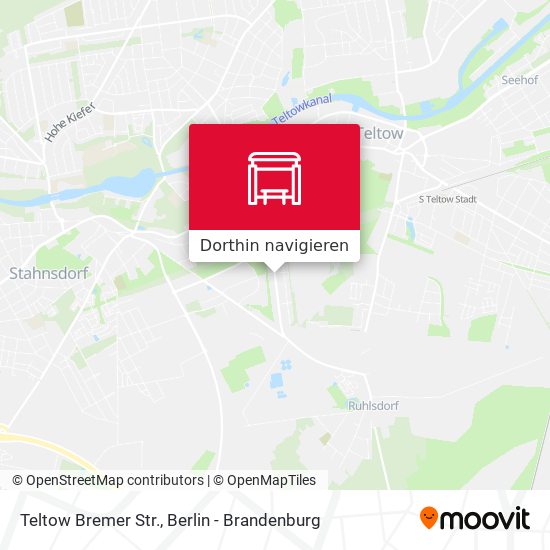 Teltow Bremer Str. Karte