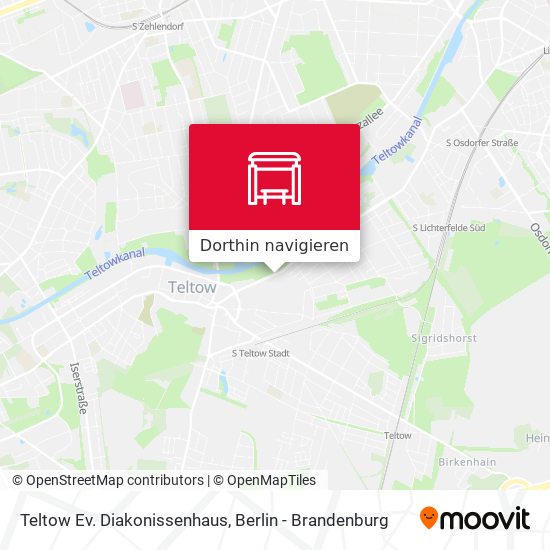 Teltow Ev. Diakonissenhaus Karte