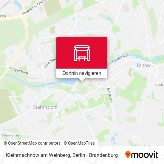 Kleinmachnow am Weinberg Karte