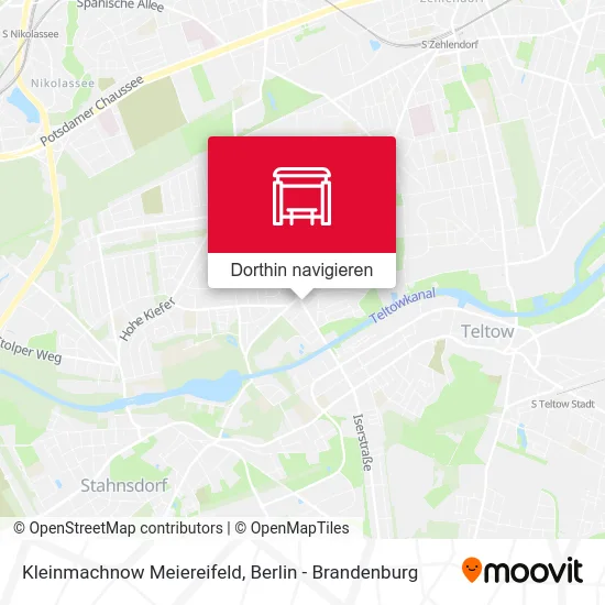 Kleinmachnow Meiereifeld Karte