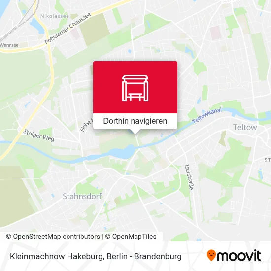 Kleinmachnow Hakeburg Karte