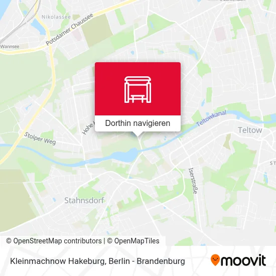 Kleinmachnow Hakeburg Karte