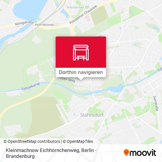Kleinmachnow Eichhörnchenweg Karte
