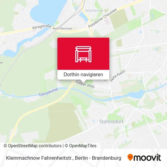 Kleinmachnow Fahrenheitstr. Karte