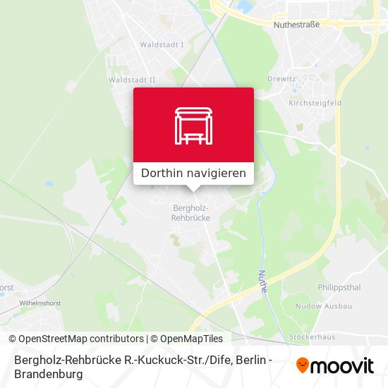 Bergholz-Rehbrücke R.-Kuckuck-Str. / Dife Karte