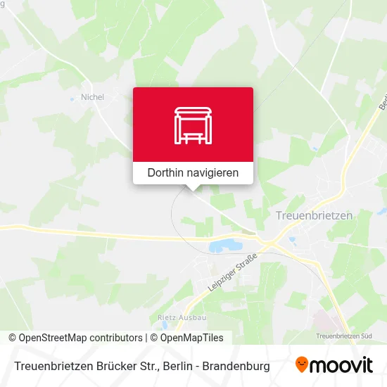 Treuenbrietzen Brücker Str. Karte