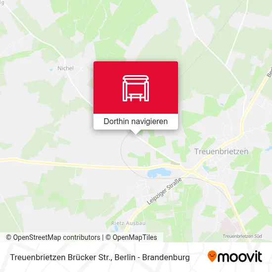 Treuenbrietzen Brücker Str. Karte