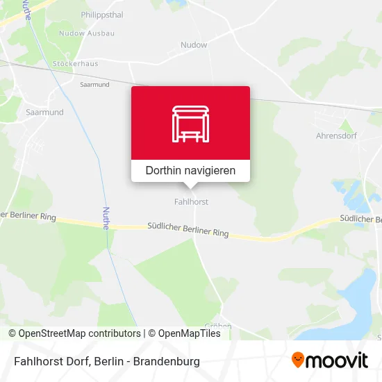 Fahlhorst Dorf Karte