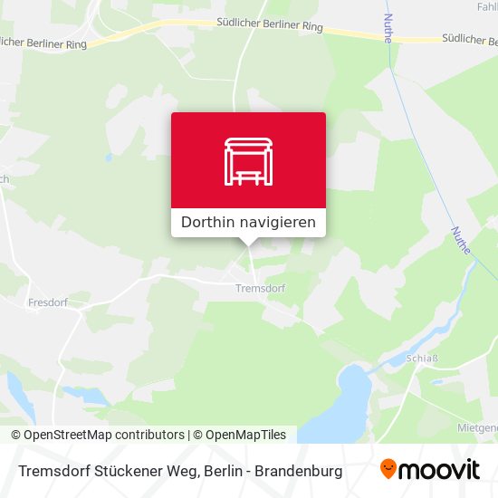 Tremsdorf Stückener Weg Karte