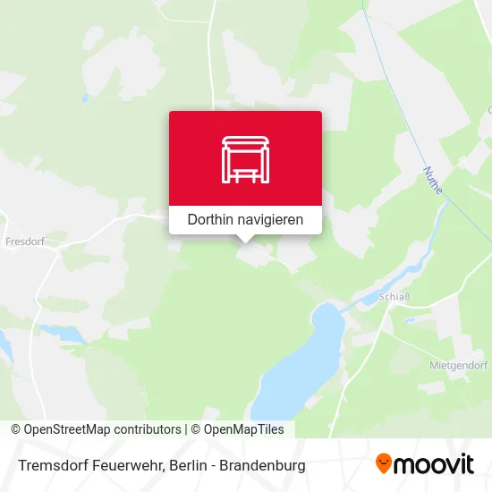 Tremsdorf Feuerwehr Karte