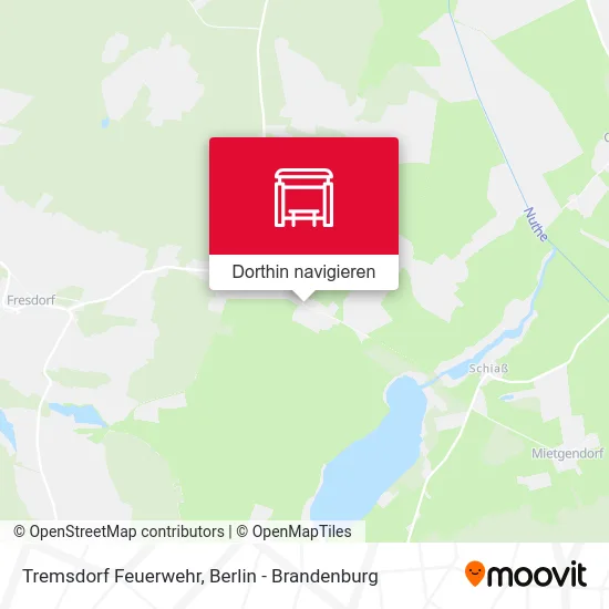 Tremsdorf Feuerwehr Karte