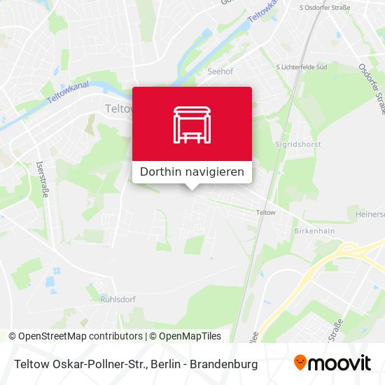 Teltow Oskar-Pollner-Str. Karte