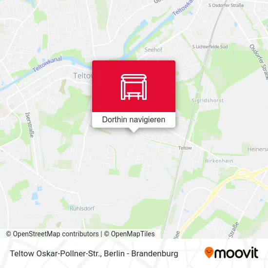 Teltow Oskar-Pollner-Str. Karte