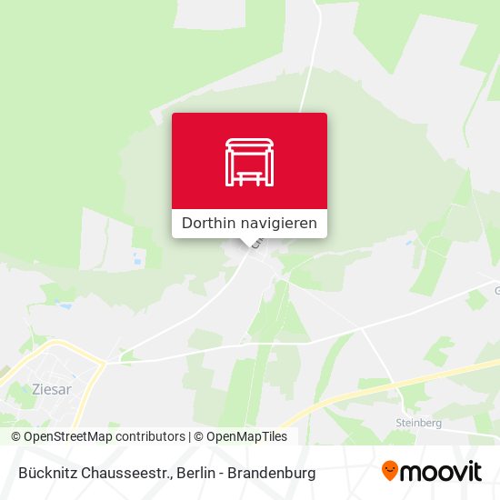 Bücknitz Chausseestr. Karte