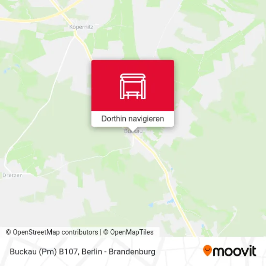 Buckau (Pm) B107 Karte