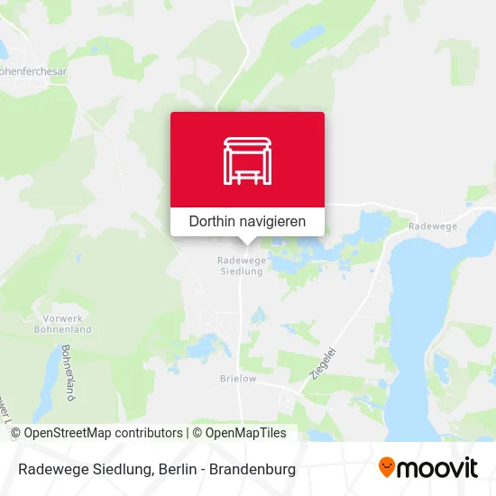 Radewege Siedlung Karte