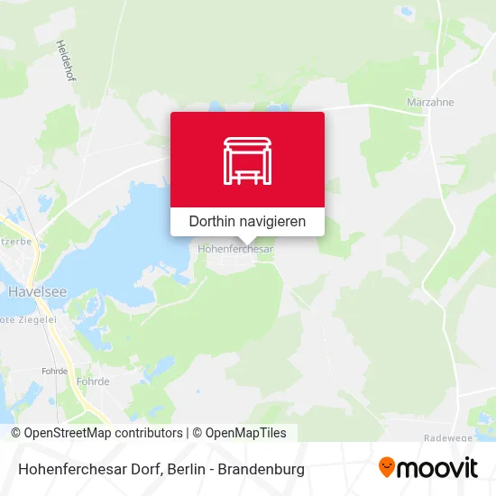 Hohenferchesar Dorf Karte