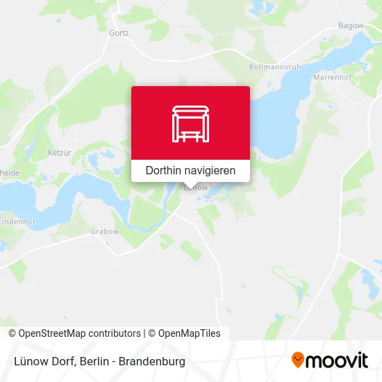 Lünow Dorf Karte