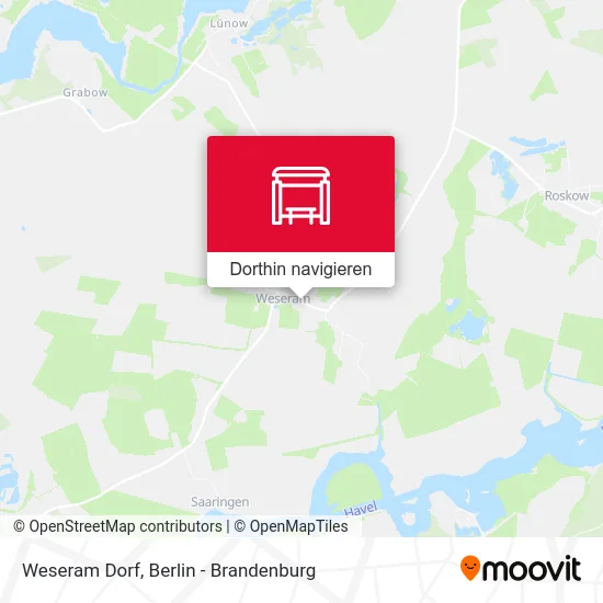 Weseram Dorf Karte