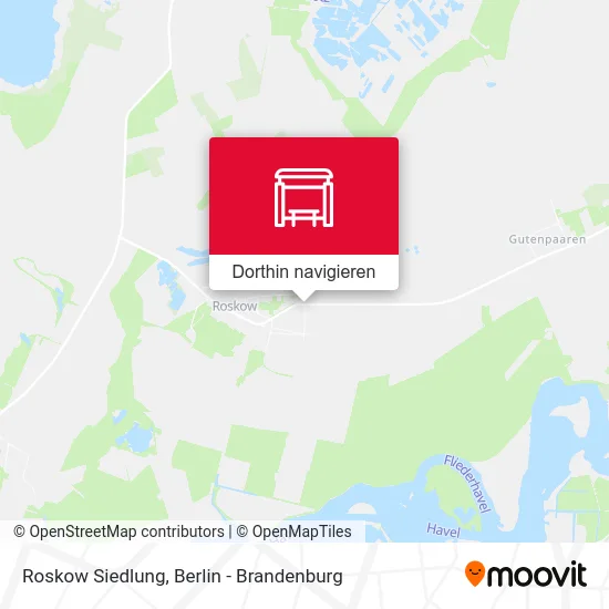 Roskow Siedlung Karte