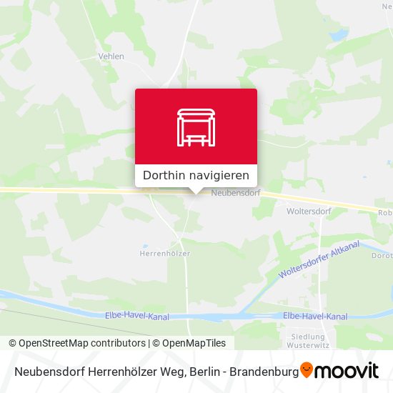 Neubensdorf Herrenhölzer Weg Karte