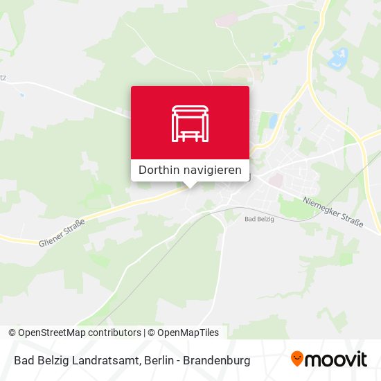 Bad Belzig Landratsamt Karte