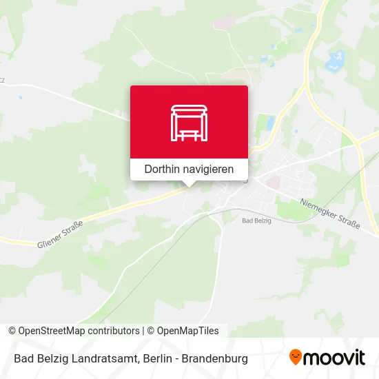 Bad Belzig Landratsamt Karte
