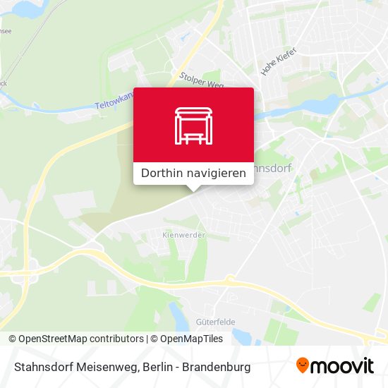 Stahnsdorf Meisenweg Karte