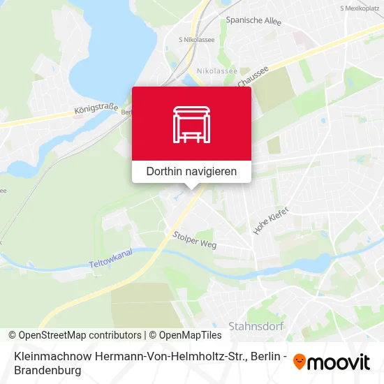 Kleinmachnow Hermann-Von-Helmholtz-Str. Karte