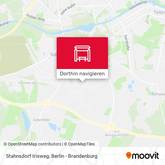 Stahnsdorf Irisweg Karte