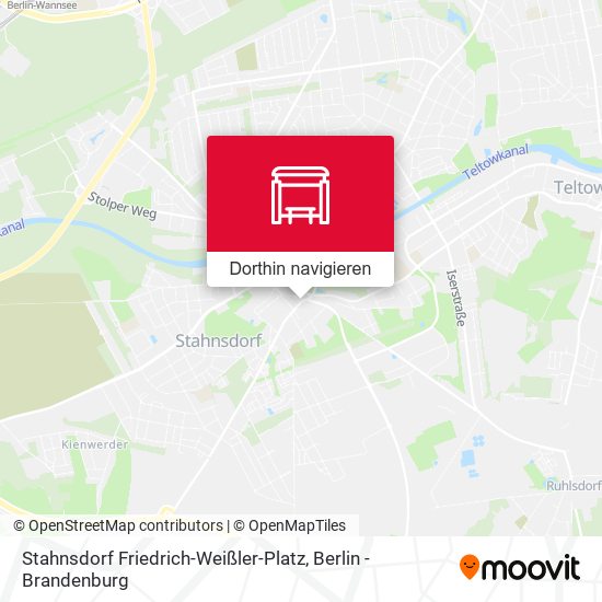 Stahnsdorf Friedrich-Weißler-Platz Karte