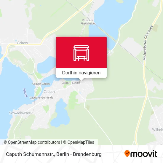 Caputh Schumannstr. Karte