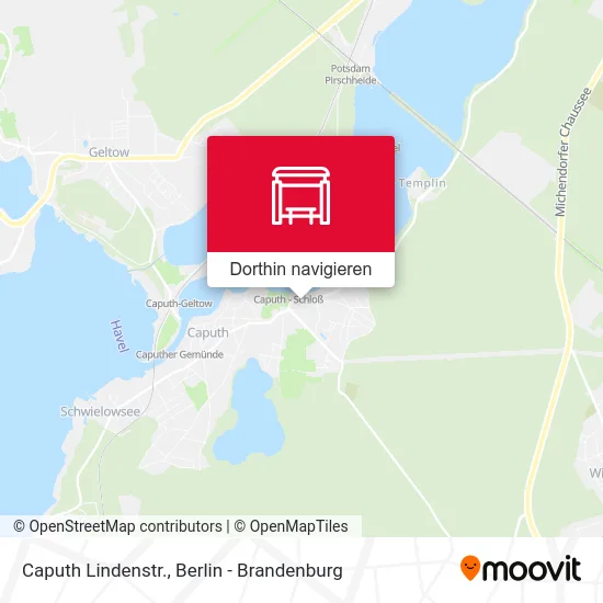 Caputh Lindenstr. Karte