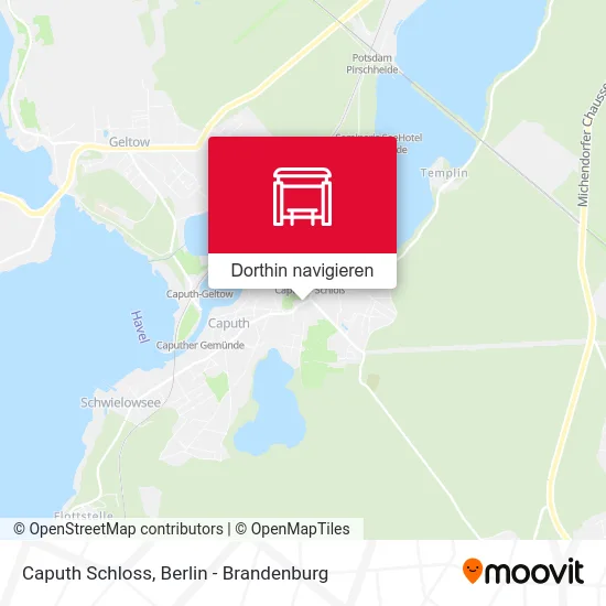 Caputh Schloss Karte