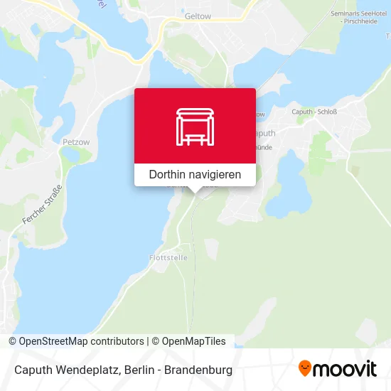 Caputh Wendeplatz Karte