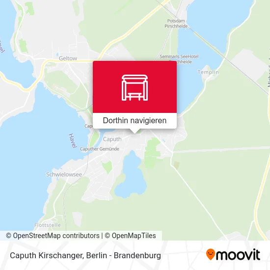 Caputh Kirschanger Karte