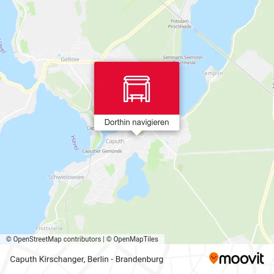 Caputh Kirschanger Karte