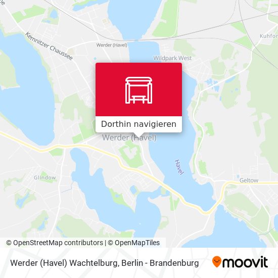 Werder (Havel) Wachtelburg Karte