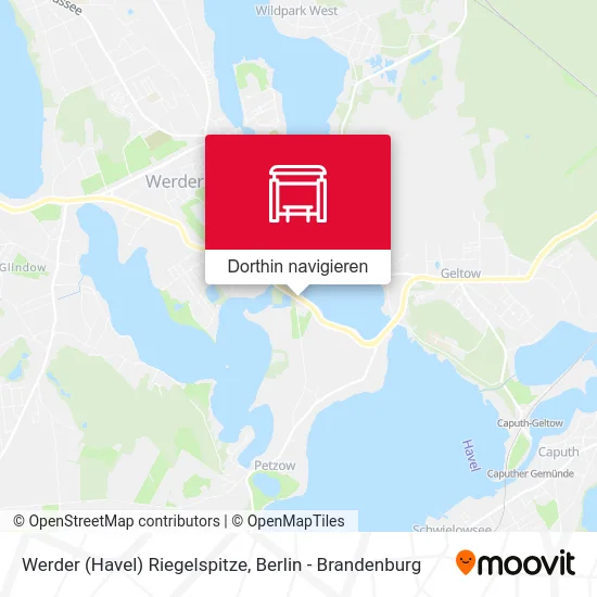 Werder (Havel) Riegelspitze Karte