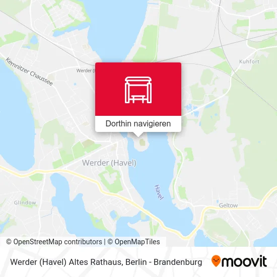 Werder (Havel) Altes Rathaus Karte