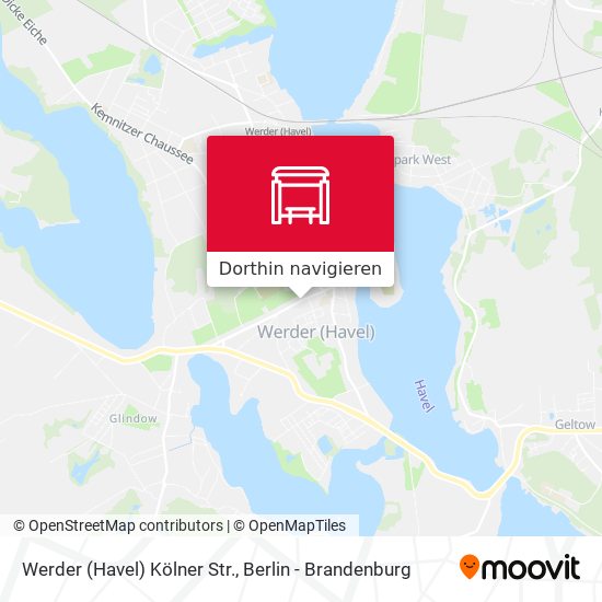 Werder (Havel) Kölner Str. Karte