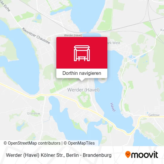 Werder (Havel) Kölner Str. Karte