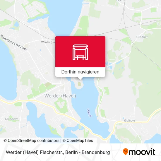Werder (Havel) Fischerstr. Karte