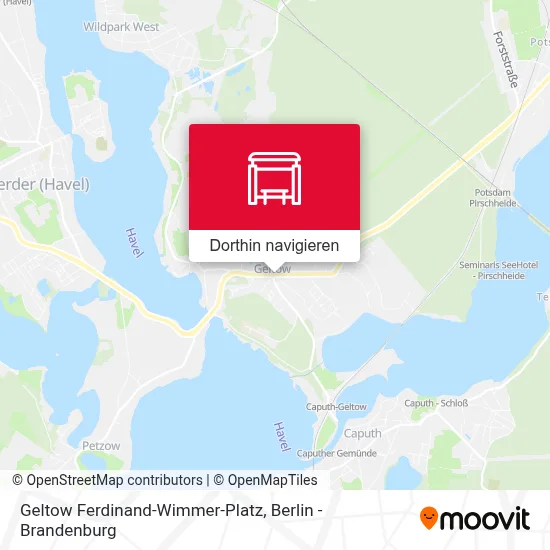 Geltow Ferdinand-Wimmer-Platz Karte