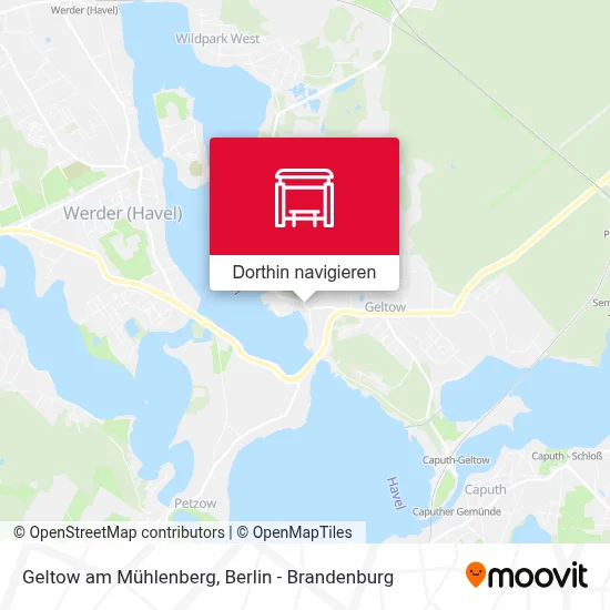 Geltow am Mühlenberg Karte