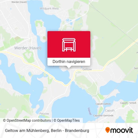 Geltow am Mühlenberg Karte