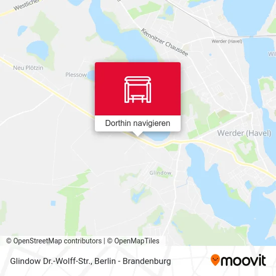 Glindow Dr.-Wolff-Str. Karte