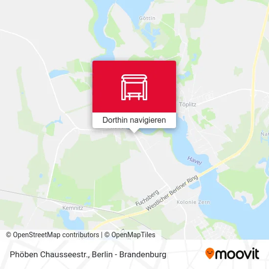 Phöben Chausseestr. Karte