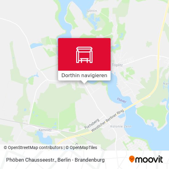 Phöben Chausseestr. Karte
