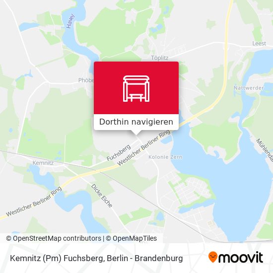 Kemnitz (Pm) Fuchsberg Karte